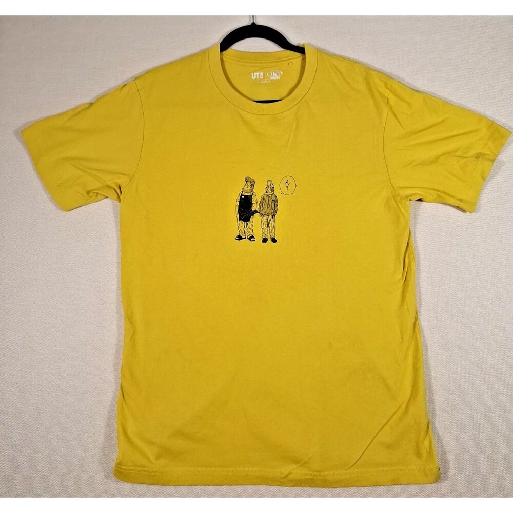Sakamoto Days Manga/Anime Uniqlo UT Shueisha 100th Yellow T-shirt-Men's SZ Med
